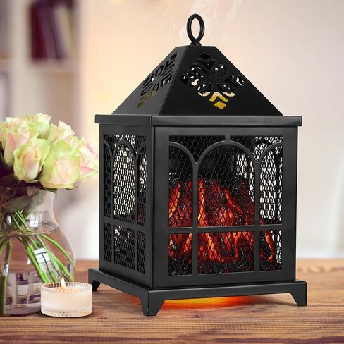 Wax Melt Warmer, 4 in 1wax Melter for Scented Wax, Wax Melt Warmer Electric with Replaceable Wax Melt Warmer Liners, Fireplace Wax Warmer for Home Office Bedroom Aromatherapy Gifts and Decorations in Saudi Arabia