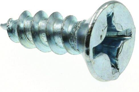 Prime-Line 9036061 Wood Screw, Flat Head Phillips, #12 X 3/4 in, Zinc Plated Steel, Pack of 100 in Saudi Arabia