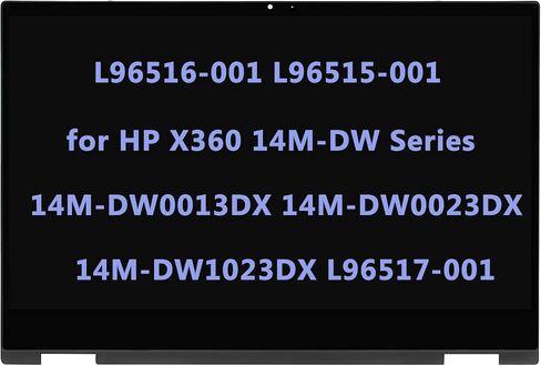 M45012-001 M45013-001 14 "LCD بديل لـ HP Pavilion x360 14-DY 14M-DY0013DX 14M-DY0023DX 14M-DY0113DX 14M-DY1023DX 14m-dy1013dx 14m-dy1023dx شاشة LCD تعمل باللمس استبدال الجمعية العرض in Kuwait