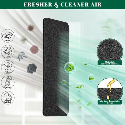 Ceiling Fan Cleaner Duster, Fan Duster Filters for Ceiling Fan Blades, Gifts for Mon Dad, High-speed 360° Purification, Activated Coconut Shell Carbon Filter for Pet Dander AIIergies, Dirt in Saudi Arabia