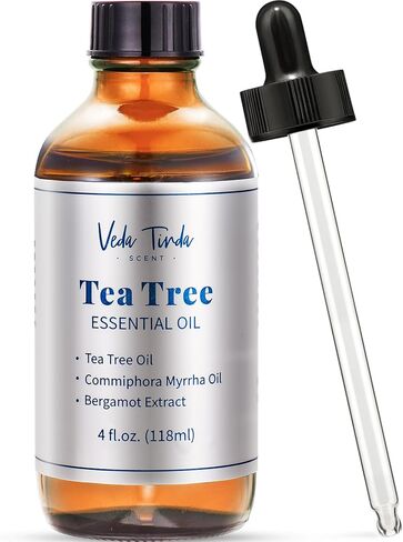 VTS Tea Tree Oil for Skin, Hair, Nails & Toenails, Natural Tea Tree Essential Oil Blend for Foot and Hand Care, 4 Fl Oz in Kuwait