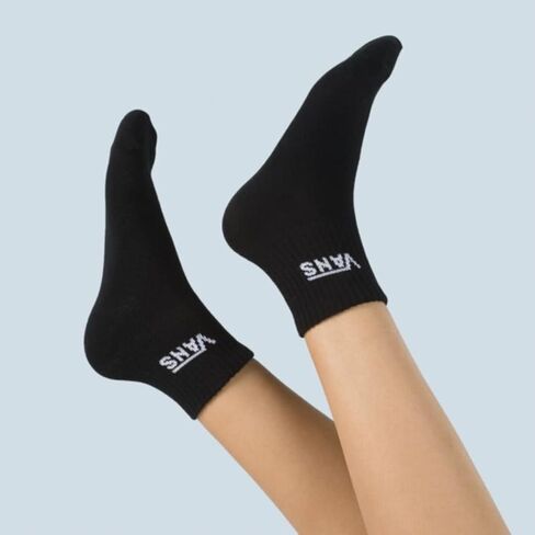 Vans | Women's, Half Crew Socks, 3-Pack (Black/Grey/White, 6.5-10) in Saudi Arabia
