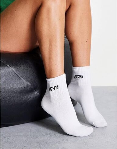 Vans | Women's, Half Crew Socks, 3-Pack (Black/Grey/White, 6.5-10) in Saudi Arabia
