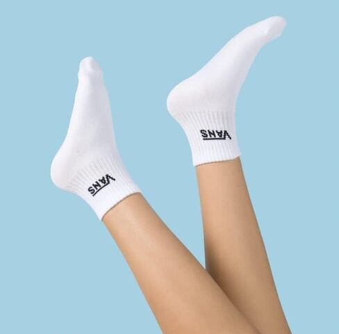 Vans | Women's, Half Crew Socks, 3-Pack (Black/Grey/White, 6.5-10) in Saudi Arabia