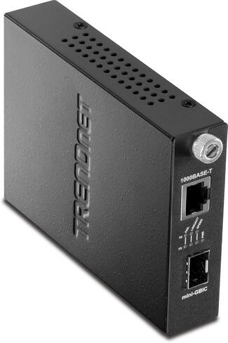 تريند نت محول وسائط فايبر 10GBASE-T الى SFP+ TFC-10GSFP, 1 × منفذ ار جيه 45 10 جيجا 1 × 10 جيجابايت في الثانية SFP+ فتحة SFP+ الى 10G RJ-45، محول طاقة متضمن in Kuwait