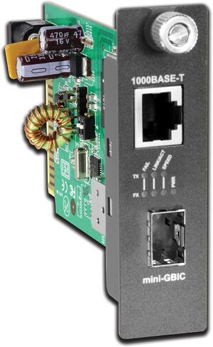تريند نت محول وسائط فايبر 10GBASE-T الى SFP+ TFC-10GSFP, 1 × منفذ ار جيه 45 10 جيجا 1 × 10 جيجابايت في الثانية SFP+ فتحة SFP+ الى 10G RJ-45، محول طاقة متضمن in Kuwait