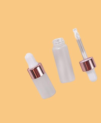 4 Pcs of 1ml, 2ml, 3ml, 5ml Dropper Bottle, Tincture Bottles with Dropper, glass dropper bottle, Clear Liquid Container for Essential Oils, Perfume (Opaque) in Saudi Arabia