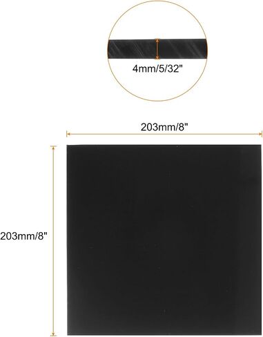 8 x 8 Inch UHMW Polyethylene Sheets, 1/16 Inch Thick Ultra High Molecular Weight White Plastic Sheet [for Home, Industrial] in Saudi Arabia