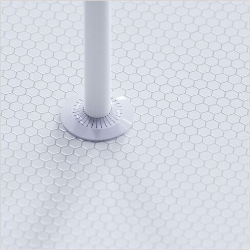4Pcs Pipe Cover Decoration, Fit 60-78mm(2.4"-3.1") Pipe PP Plastic Flangen Water Pipe Cover Decoration, Escutcheon Pipe Collar for Wall Pipe Tube Decoration, White in Saudi Arabia