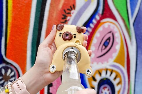 فتاحة زجاجات الصلصال من بيرهيد، فتاحة زجاجات بمؤخرة الكلب، فتاحة زجاجات غريبة الأطوار للحيوانات الأليفة، هدية مضحكة للحيوانات الأليفة للأصدقاء، فتاحة زجاجات الصلصال in Kuwait