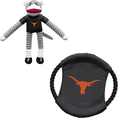 مجموعة ألعاب الحيوانات الأليفة من Littlearth للبالغين من الجنسين NCAA Arizona Wildcats Sock Monkey والقرص الطائر، لون الفريق، مقاس واحد in Kuwait