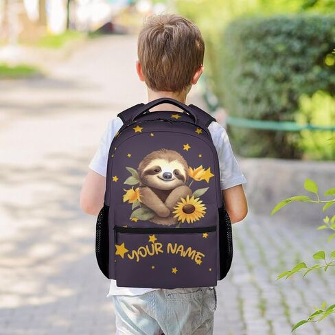 Sloth Backpack with Lunch Box for Girls, Set of 3 School Backpacks Matching Combo, Cute Bookbag and Pencil Case Bundle in Saudi Arabia