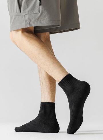 Ankle Compression Socks for Men and Women, Low Cut Running Socks with Athletic Socks Cushion Support in Saudi Arabia