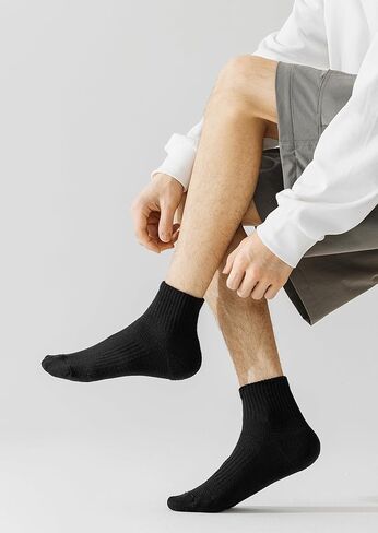 Ankle Compression Socks for Men and Women, Low Cut Running Socks with Athletic Socks Cushion Support in Saudi Arabia