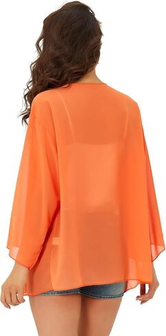 Spmor Women's Chiffon Boho Kimono Cardigan Beach Cover Shawl in Saudi Arabia