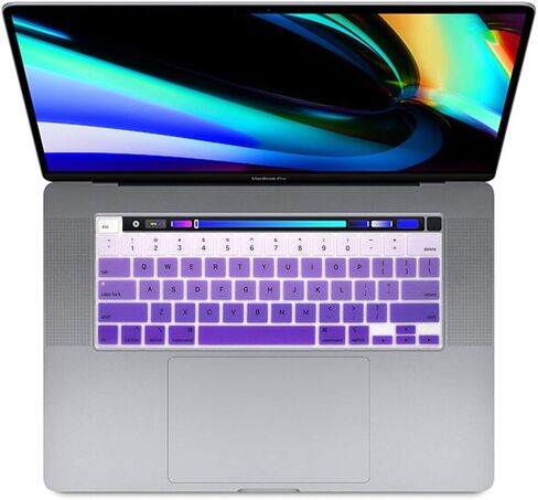 Cream Mixded Color Design Silicone Keyboard Cover Protective Skin for MacBook Pro 16 inch A2141 2019 2020 Pro 13.3 inch A2338 M1/A2251/A2289 with Touch Bar and Touch ID US Version, in Saudi Arabia