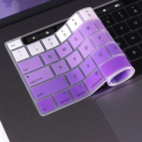 Cream Mixded Color Design Silicone Keyboard Cover Protective Skin for MacBook Pro 16 inch A2141 2019 2020 Pro 13.3 inch A2338 M1/A2251/A2289 with Touch Bar and Touch ID US Version, in Saudi Arabia