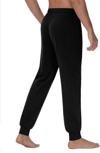 3 Pack Men's Lounge Pants Drawstring Sweatpants Knitted Casual Cozy Joggers Lightweight Pants with Pockets in Saudi Arabia