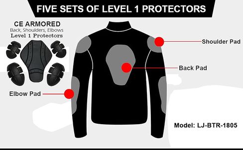 سترة جلدية عالية الجودة للرجال للدراجات النارية مزودة بسحّاب لحماية الدراجة النارية in Kuwait