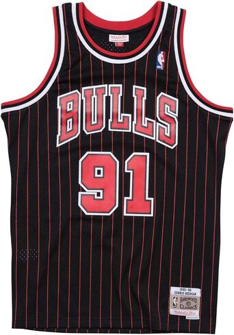 ميتشل ونيس دينيس رودمان شيكاغو بولز NBA Swingman 95-96 جيرسي - مقلمة in Saudi Arabia