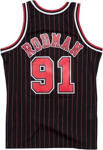 ميتشل ونيس دينيس رودمان شيكاغو بولز NBA Swingman 95-96 جيرسي - مقلمة in Saudi Arabia