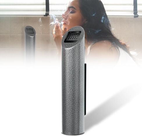 C43PG Metal Cigarette Butt Receptacle,Cigarette Collector Receptacle Container，Fireproof, Waterproof, Corrosion Resistant, Smokeless, Suitable for All Cigarettes and Cigars. in Saudi Arabia
