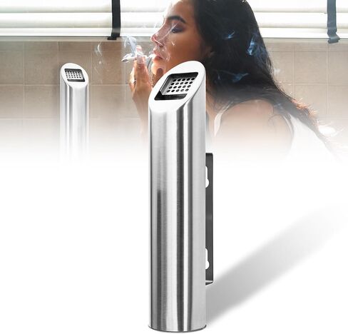 C43PG Metal Cigarette Butt Receptacle,Cigarette Collector Receptacle Container，Fireproof, Waterproof, Corrosion Resistant, Smokeless, Suitable for All Cigarettes and Cigars. in Saudi Arabia