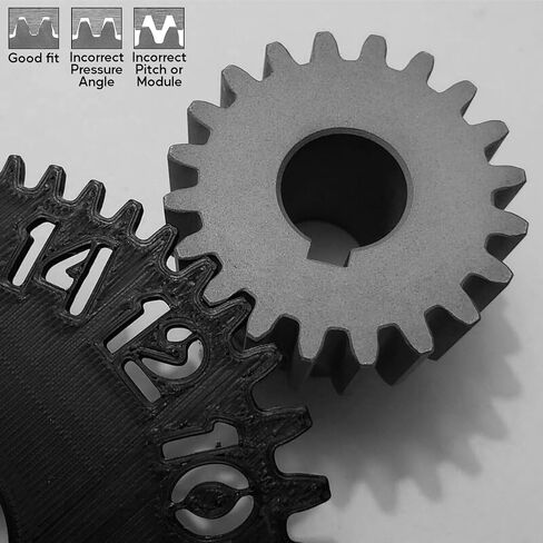 Gear Tooth Gauge Set - Diametral Pitch/Module 14.5/20PA (Set of 4) in Saudi Arabia