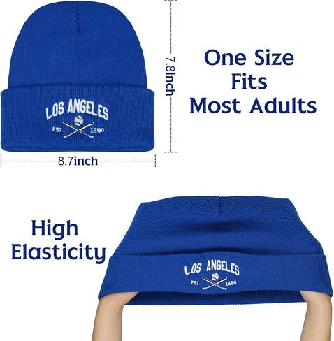 Baseball Beanie for Men Women Soft Embroidered Beanie Hats Warm Knit Winter Hat for Baseball Fans in Saudi Arabia