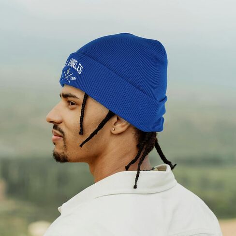 Baseball Beanie for Men Women Soft Embroidered Beanie Hats Warm Knit Winter Hat for Baseball Fans in Saudi Arabia