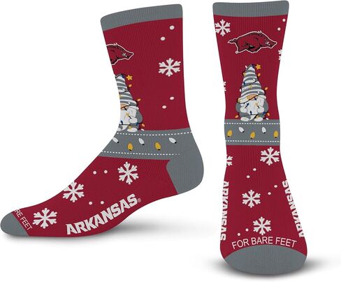 For Bare Feet NCAA Sweater Gnome Holiday Sock in Saudi Arabia