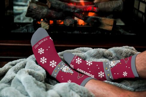 For Bare Feet NCAA Sweater Gnome Holiday Sock in Saudi Arabia