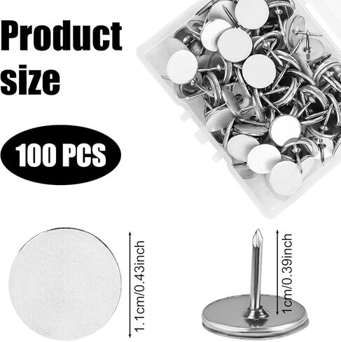 100pcs Reflective Tack Trail, Glow in The Dark Tacks Hunting Trail Markers Reflective Thumb Tacks for Trail Marking Hiking Camping Tree Stands in Saudi Arabia