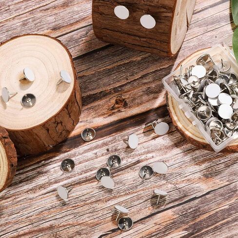 100pcs Reflective Tack Trail, Glow in The Dark Tacks Hunting Trail Markers Reflective Thumb Tacks for Trail Marking Hiking Camping Tree Stands in Saudi Arabia