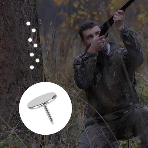 100pcs Reflective Tack Trail, Glow in The Dark Tacks Hunting Trail Markers Reflective Thumb Tacks for Trail Marking Hiking Camping Tree Stands in Saudi Arabia