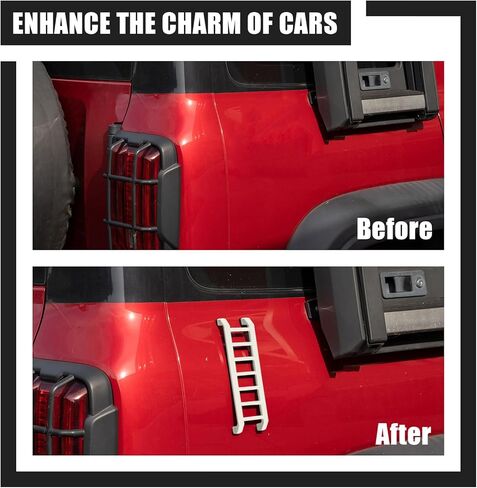 دعامة سلم Widdle Wadder، ديكور سلم مغناطيسي صغير لثلاجات صندوق السيارة وسيارات الدفع الرباعي (أسود) in Kuwait