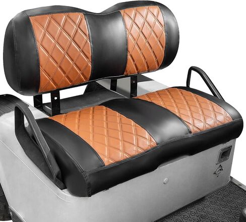 أغطية مقاعد NOKINS لعربة الجولف الماسية تناسب EZGO TXT RXV Freedom Liberty Express وسادة مقعد أمامية ممتازة، بدون دباسة، فينيل ممتاز، أغطية مقاعد أمامية بديلة قابلة للتنفس لعربة الجولف in Kuwait