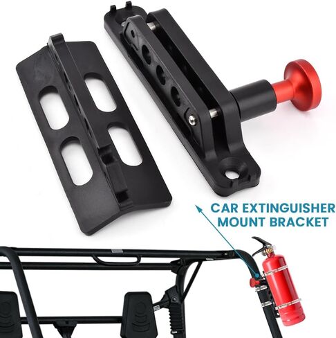 Quick Release Fire Extinguisher Mount, Adjustable Car Fire Extinguisher Mount Bracket Aluminum, for Vehicle Utv Truck Ranger Cam-Am X3 in Saudi Arabia