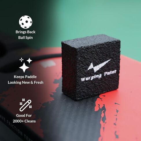 Pickleball Paddle Eraser, Pickle Ball Racket Cleaner for Carbon Fiber Paddles, Quick & Effective Pickleball Accessories for Removing Ball Residue, Dirt & Scratches, Restores Grip & Spin in Saudi Arabia