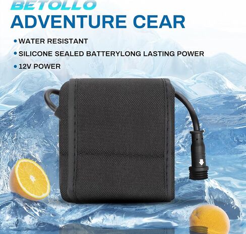 مجموعة طاقة البطارية بقدرة 20 أمبير في الساعة، حزمة بطارية ليثيوم أيون محمولة مقاومة للماء ومزودة بشاحن 110 فولت وملحقات توصيل الجهاز (PPK-20Ah) | ملحقات صيد الكاياك in Kuwait