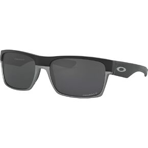 Oakley Twoface Sunglasses Matte Black with Prizm Black Polarized Lens + Sticker