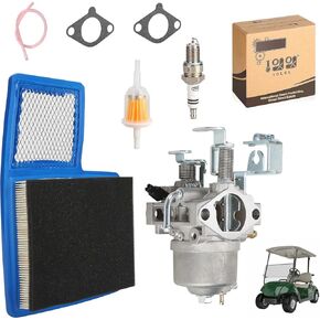 10L0L Carburetor Kit for Yamaha G16 G18 G19 G20 G21 4 Cycle Engine Golf Cart(1996-2002) with Air Filter, Fuel Filter, Spark Plug,Golf Car Tune Up Kit Replace JN6-14101-15 JN6-13567-00 JN3-14101-00