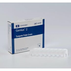 Genius™ 2 Rigid Plastic Tympanic Thermometer Probe Cover, Case of 2112 Probe Covers