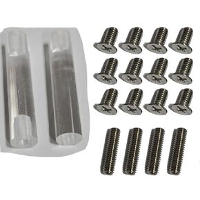 12PCS M4 x 8mm Philip's Head Screw Stainless Steel