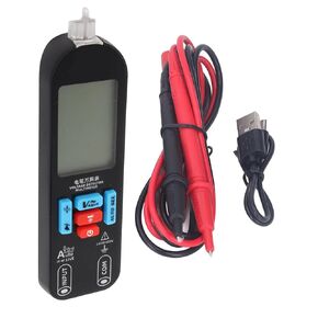 Digital Multimeter Large Screen Auto Ranging LCD Display Volt Tester, Multimeter for Electricians, Portable Multimeter to Carry Indoor and Outdoor, ABS Material