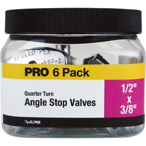 Apollo Valves APXVA1238C6JR Angle Stop Valve, Brass