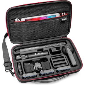SYMIK S310-X Carrying Case for Insta360 X3 /ONE X2 Action Camera, With Padded Separator; Fits Invisible Selfie Stick, Bullet Time Handle/Tripod, Fast Charge Hub, Batteries, Tablet, Other Accessories in Kuwait