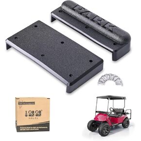 10L0L Golf Cart Brake Pedal Pad Kit Compatible with EZGO TXT, Marathon G&E 1971-1992 Golf Cart Models, OEM# 70274-G01 15826-G1 14395-G1 10234-G6 10234-G7 12700-G1