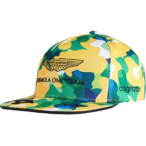 Aston Martin Cognizant F1 Fernando Alonso Special Edition Kimoa Brazil GP Hat Multicolor