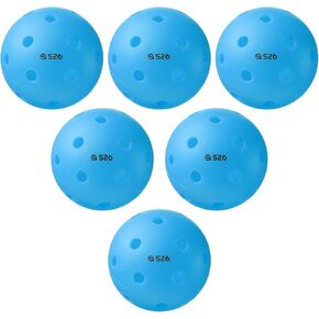 A11N SPORTS S26 Indoor Pickleballs- Consistent Bounce, Easy to Control and Durable Application - USAPA Approved - Ideal for All Ages - Available in Blue and Yellow